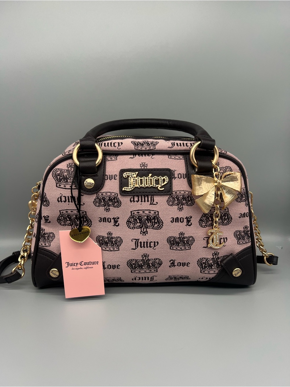 Juicy couture vintage couture bowler bag purse Color